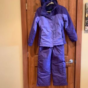 LLB Bean snow set coat & bibs Medium